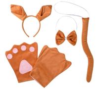 tectake Kangaroo Accessories Set in Brown TECTAKE Brown One Size