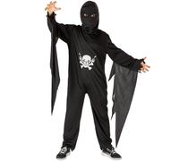 Tectake Kids Faceless Ghoul Costume 300161 - Black 116 (5-7Y)