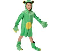 tectake Kids' Frog Costume in Green | Size: 11-12 Years TECTAKE Green 11-12 Years