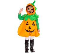 tectake Kid's Pumpkin Costume in Orange | Size: 8-10 Years TECTAKE Orange 8-10 Years