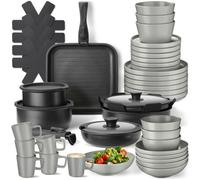 tectake Kitchen Starter Set Una/Parma TECTAKE Multicolor