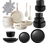 tectake Kitchen Starter Set Una/Genua TECTAKE Multicolor