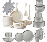 tectake Kitchen Starter Set Una/Genua TECTAKE Multicolor