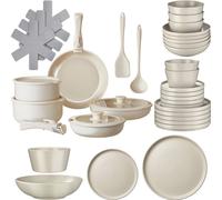 tectake Kitchen Starter Set Una/Genua TECTAKE Multicolor