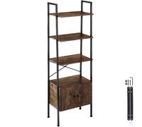 tectake Ladder Shelf Brentwood in Brown TECTAKE Brown
