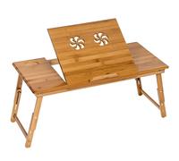 tectake Laptop Stand Janina in Brown TECTAKE Brown