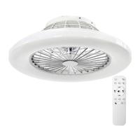 dressforfun® LED Ceiling Light with Fan Storm - white