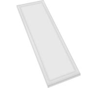 TecTake® LED Panel Light in Slim Design with Floating Backlight Effect, 36W Glare-Free LED Ceiling Light in Steel & Aluminium, Ceiling- & Wall-Mountable LED Light for Home & Office - 119.5 x 29.5 cm