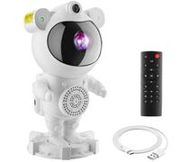 tectake Led Starry Sky Projector Astronaut - With Bluetooth & Remote Control in White TECTAKE White