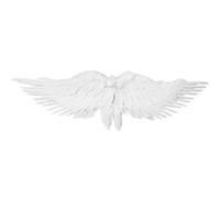 tectake Majestic Angel Wings 117 X 33 Cm in White TECTAKE White 117 X 33 Cm