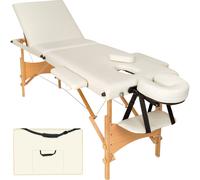 tectake Massage Table Daniel in Beige TECTAKE Beige