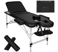 tectake Massage Table Set in Black TECTAKE Black