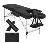 tectake Massage Table Set in Black TECTAKE Black