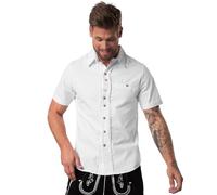 tectake Men's Bastl Shirt - Oktoberfest Costume For Men in White | Size: 2XL TECTAKE White 2XL