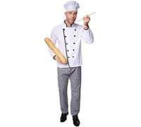 tectake Men's Chef Costume | Size: XL TECTAKE Multicolor XL