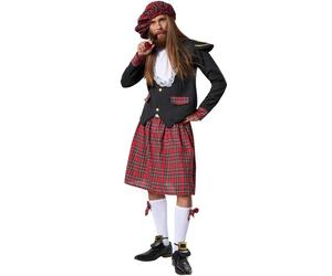 tectake Men's Elegant Scotsman Costume | Size: Large TECTAKE Multicolor L