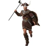 Fancy Dress Costume Men's Viking Dress Up Party Halloween Outfit Themed Events
