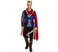 tectake Men's King Costume | Size: Large TECTAKE Multicolor L