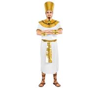 tectake Men's King Pharaoh Costume in White | Size: XL TECTAKE White XL