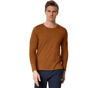 tectake Men's Long-Sleeved Top - Basic Wear For Men in Brown | Size: 2XL TECTAKE Brown 2XL