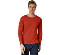 tectake Men's Long-Sleeved Top - Basic Wear For Men in Burgundy | Size: Small TECTAKE Burgundy S
