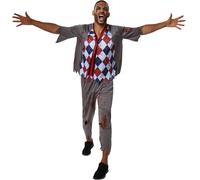 tectake Men's Scary Schoolboy Costume | Size: XL TECTAKE Multicolor XL