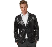 Man Sequin Jacket Glittler Sparkle Party Blazer Clothes Longsleeve Men Outfit