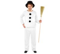 tectake Men's Snowman Costume in White | Size: Large TECTAKE White L