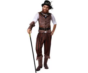 tectake Men's Steampunk Adventurer Costume | Size: 2XL TECTAKE Multicolor 2XL