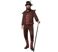 tectake Men's Steampunk Gentleman Costume | Size: Small TECTAKE Multicolor S