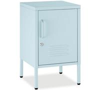 dressforfun® Metal bedside table Baker - grey/blue