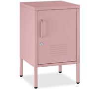 Tectake Metal Bedside Table Baker - Rose