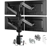 tectake Monitor Arm in Black TECTAKE Black
