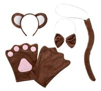 tectake Monkey Accessories Set in Brown TECTAKE Brown One Size
