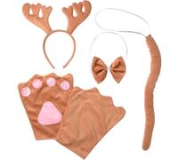 Costume Accessories Set Adult Moose Antlers Animal Fancy Dress Carnival Hallowee