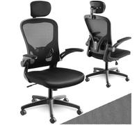 tectake Office Chair Arges in Black TECTAKE Black