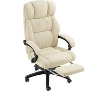 tectake Office Chair Gillian in Beige TECTAKE Beige