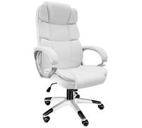 tectake Office Chair Jonas in White TECTAKE White