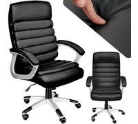 Tectake Office Chair Paul - Desk Chair Computer Chair - Black