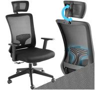 Phoebe Ergonomic Office Chair - Black, Black