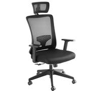 Phoebe Ergonomic Office Chair - Black, Black