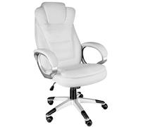 tectake Office Chair Zulu in White TECTAKE White