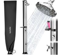 Tectake Orinoco 40 L Solar Shower - 222 Centimetre - Black/silver