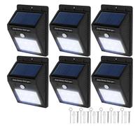 tectake Outdoor Lights Set Of 6 in Black | Size: 6 Pack TECTAKE Black 6 Pack