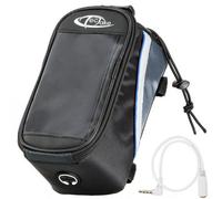 tectake Bicycle Bag - Black/Grey/Blue TECTAKE Multicolor
