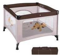 tectake Playpen Tommy Junior in Brown | Size: Large TECTAKE Brown Large