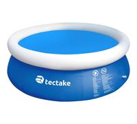 tectake Pool Cover in Blue | Size: 488 cm TECTAKE Blue 488 cm