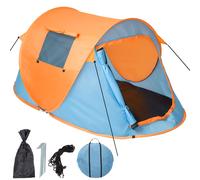 2 person man pop up tent fast quick pitch camping instant festival hiking new
