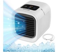 tectake Portable Air Cooler Frosty in White TECTAKE White