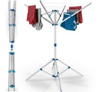 Tectake Portable Aluminum Clothes Drying Rack - Grey